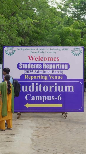 KIIT on Instagram: "Highlights from the Enthusiastic Reporting Day - The 2025 batch was warmly welcomed with vibrant orientation sessions, campus tours, and fun-filled interactions. The campus buzzed with excitement, marking the beginning of an inspiring academic journey. #KIITFreshers2025 #KIITWelcomes"