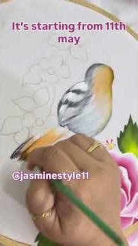 Simple Bird Painting Tutorial! 🎨