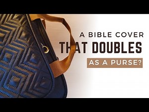 👜📖 Bible Cover That Doubles as a Purse? Yes, Please! 💕