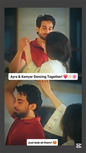My heart is melting! 😭 Ayra & Kamyar Dancing Together #bilalabbaskhan #haniaaamir #MZHT #edit