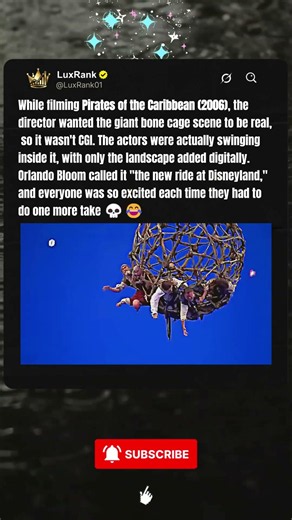 While filming Pirates of the Caribbean (2006), Orlando Bloom was excited ...