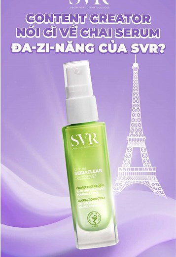 Serum Đa-Zi-Năng SVR: Giải Pháp Mụn Tối Giản