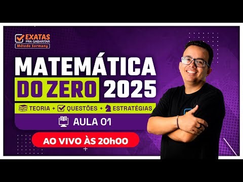 MATEMÁTICA 🧮 DO ZERO | AULA 01 (2025)