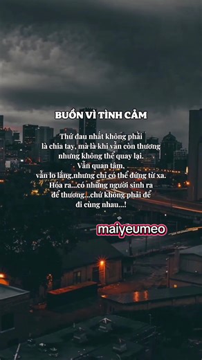 buồn... #maiyeumeo