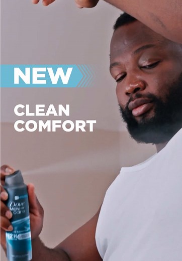 Switch to NEW Dove Men Care with Triple Action Technology ​ & conquer sweat, odour skin irritation.