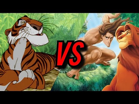 TARZAN E SIMBA VS SHERE KHAN - BATALHA PELAS TERRAS DO REINO (Tarzan vs Simba - parte 2) - ep 5
