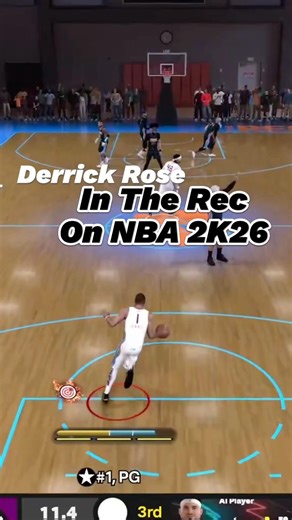 *GAME BREAKING DERRICK ROSE BUILD ON NBA 2K26 IS AN ABSOLUTE MACHINE 🌹😱 #nba2k #nba #nba2k26