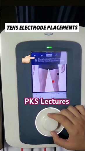 TENS Pad Placement - Electrotherapy | Physiotherapy