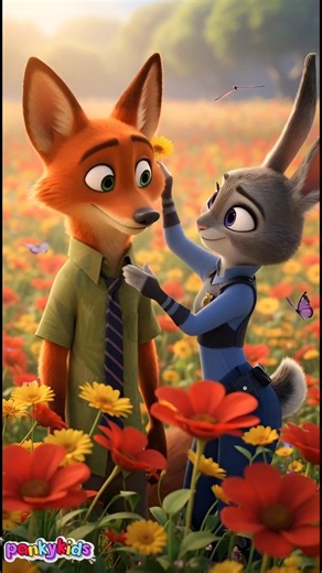 Wild Hearts at Sunset 🐺🐱✨ | A Cinematic Animal Romance