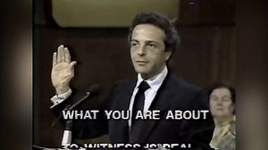 Judge Wapner decides a case on hit show 'The People's Court'