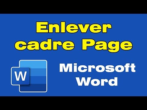 Comment enlever une bordure de page sur Word 🖋️📄