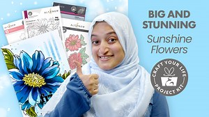 Dive into the world of creativity and wonder with the new Craft Your Life Project Kit: Sunshine Flowers. This all-in-one bundle is here to revolutionize your crafting experience, and we can't wait to show you how. In this kit, you'll find everything you need to embark on an artistic journey like no other. From a versatile outline stamp set, a mesmerizing 3D embossing folder, and a precision die set to an intricate stencil set and an expert Layering Guide, this bundle has it all. 🌻🎨 Subscribe n