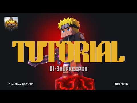 Tutorial 01 - Shopkeeper | New Feature of Royal Smp | Season - 4