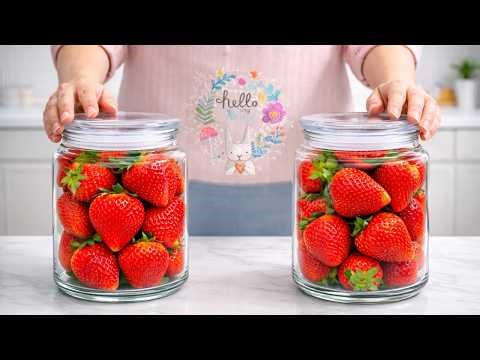 How to Store Strawberries for Weeks Without Mold or Spoiling!