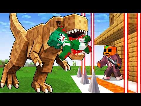 DINOSAURIOS vs La Casa Más SEGURA de Minecraft