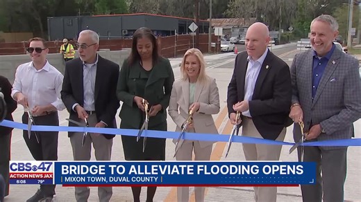 City officials announce the opening of the Stockton Street Bridge