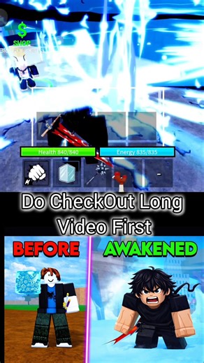 Ice Fruit Awakened = Tabahi 😱❄️ #roblox #robloxfunny #robloxjokes #bloxfruits