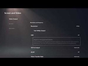 PS5 How to Apply VRR To Unsupportd Games