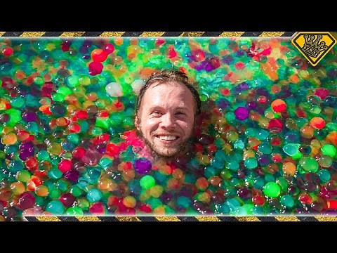 How It Feels To Be 100% Immersed In Giant Warm Orbeez