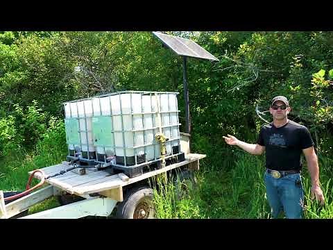 Installing a Solar Powered Livestock Watering System