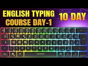 English Typing Course Day 01| Free Typing Course| Touch Typing Lesson| इंग्लिश टाइपिंग कैसे सीखे|