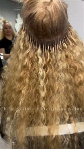 Chicago Hair Extensions | Fusion Extension Installation