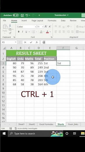 How to write 1st, 2nd, 3rd in Excel?