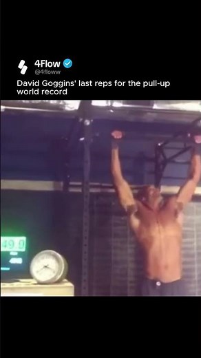 Last Footage of David Goggins Beating the Pull-up World Record