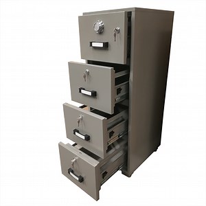 [Hot Item] Yosec High Security Fire Resistant 4 Drawers Fireproof Office Document File Cabinet