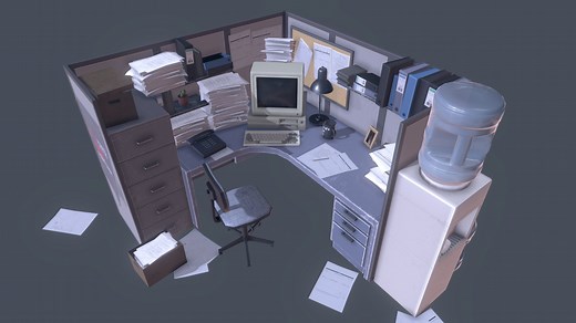 Office Props Pack - Download Free 3D model by seenoise