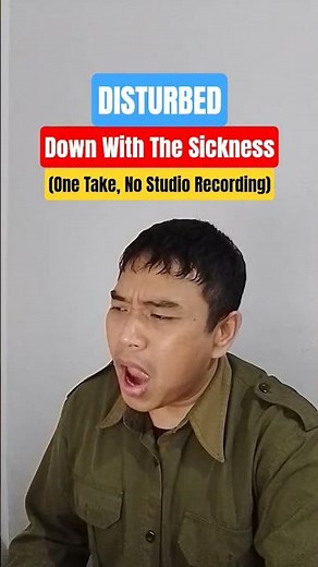 RAW LIVE VOCALS (No Tuning/No AI) – Down With The Sickness (Disturbed) #Shorts #RawVocals