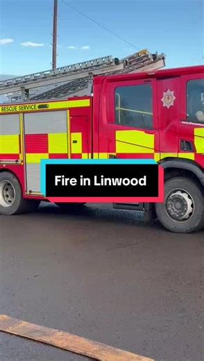 Firefighters are dealing with a large fire in Linwood and locals have been asked to close windows and doors. Live updates, visit Glasgow Times