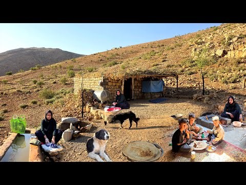 🔥 Real Iranian Nomadic Life | A Family's Daily Struggle to Survive in the Zagros Mountains