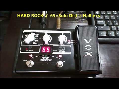 VOX StompLab SL2G Preset Sound Samples (No Talking)