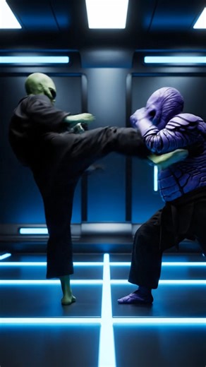 alien karate combat #shortvideo #viral