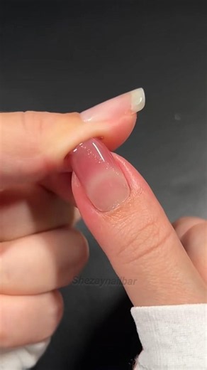 🌸 Soft Pink Ombre Nails in Seconds! No Salon Needed 💅✨