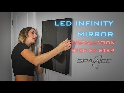 LED Infinity Mirror - Installation Video - Spaace R-2