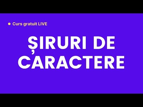 Șiruri de caractere și funcții din cstring - Cursul „Bac cu Brio” (ep. 7)