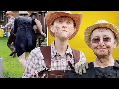 Mennonite Cornelius & Mom Garden — (Plautdietsch & Subtitled)