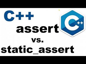 CPP, C++ Visual Studio - assert() and static_assert()