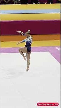✨ Kaia Tanskanen from Finland 🇫🇮 – Floor Exercise | Women’s Qualification | 2025 FIG AGWC Jakarta,🇮🇩