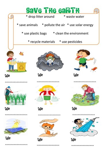 Environment Worksheet worksheet