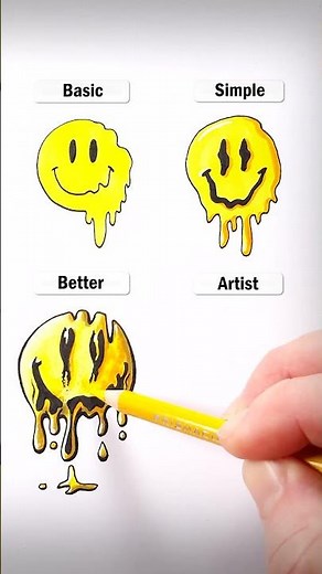 Draw Smiley Faces! #art #drawing #shorts #smiley #face #howtodraw #easydraw