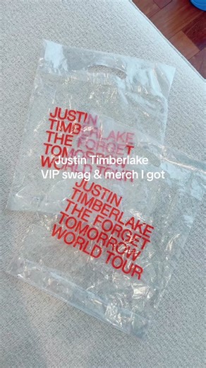 @nneellee justin timberlake forget tomorrow tour merchandise!! @Justin Timberlake @VIP Nation #justintimberlake #justintimberlakeconcert #vipnation #justintimberlakevip