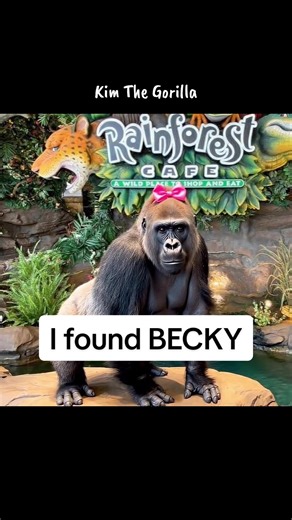 I found Becky… #fypシ #aigorilla #rainforestcafe #vlogs #dayinthelife | becky the zookeeper