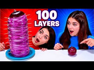 ASMR 100 Layers Food Challenge Best Compilation