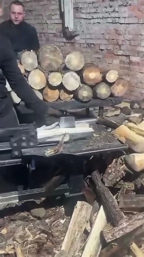 Modern Log Splitter #logsplitter #firewood
