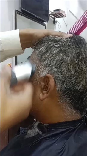 Grey Hair Transformation: High Fade Haircut & Style! ✂️