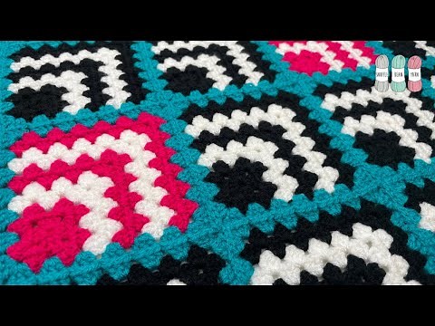 How to Crochet a Mitred Granny Square