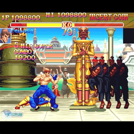 SUPER STREET FIGHTER II TURBO - FEI LONG vs AKUMA | INSANE TIGHT MATCH! PART1 #Shorts